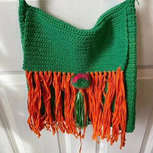 Hand knitting Crossbody Bag